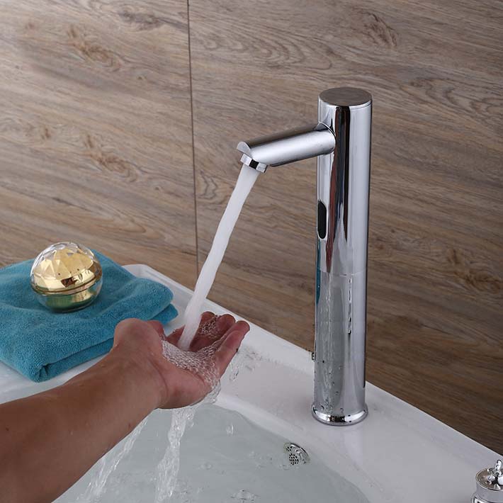 Velia Chrome Finish Automatic Basin Sink Faucet